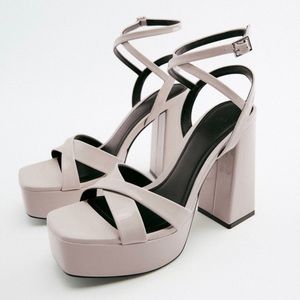 Brand New Zara Platform Sandal